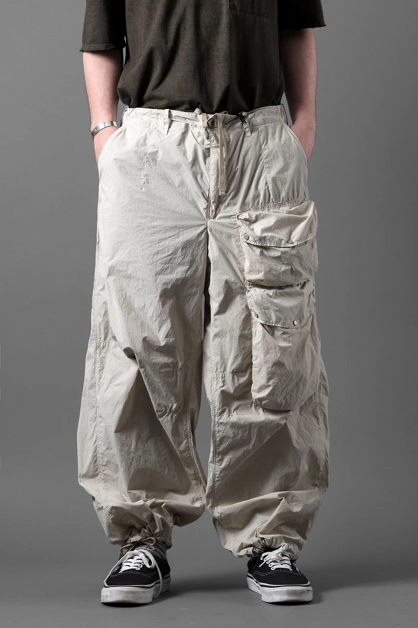 Ten c CARGO TROUSERS / GARMENT DYED LIGHT NYLON TACTEL MID LAYER (BEIGE) - Image 18