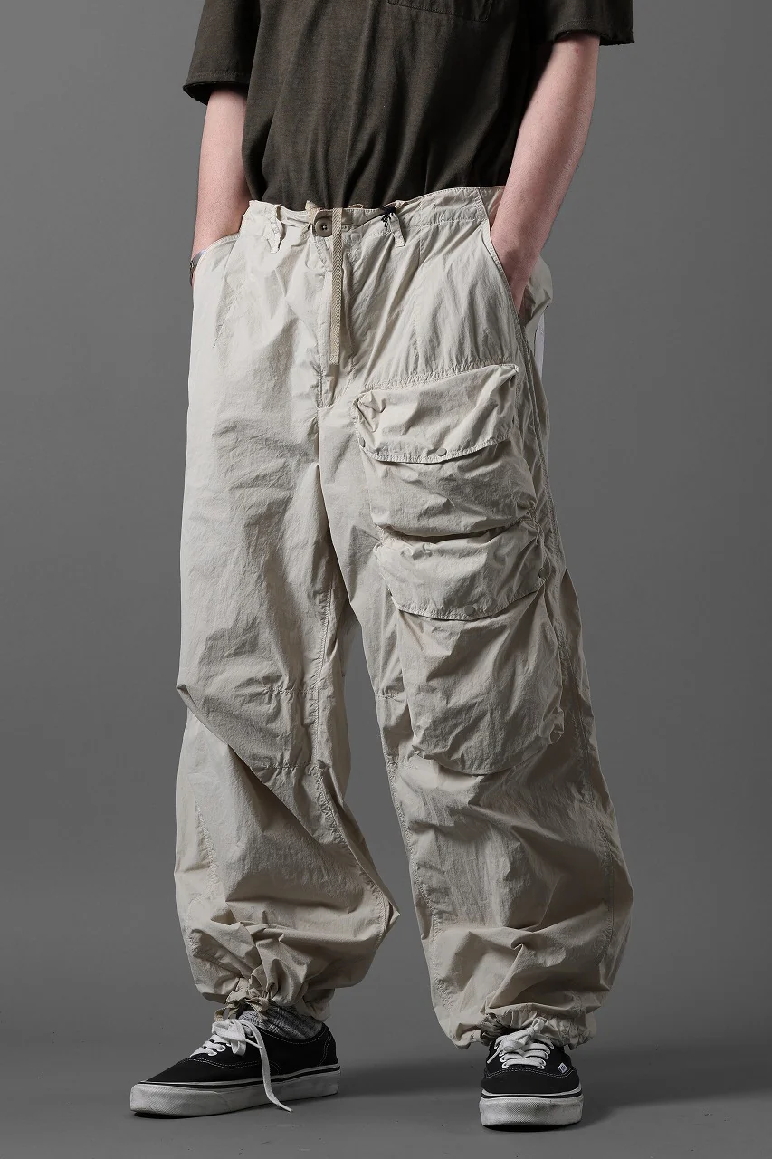 Ten c CARGO TROUSERS / GARMENT DYED LIGHT NYLON TACTEL MID LAYER (BEIGE) - Image 19