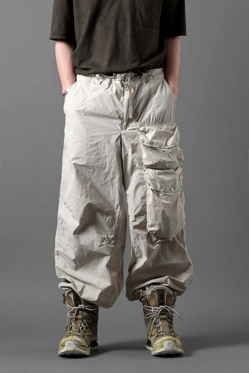 Ten c CARGO TROUSERS / GARMENT DYED LIGHT NYLON TACTEL MID LAYER (BEIGE) - Image 22