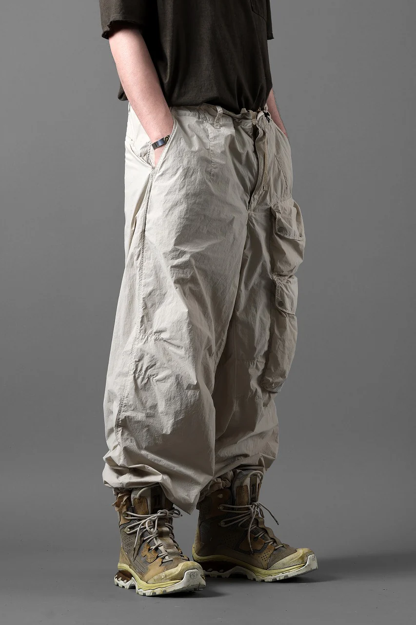 Ten c CARGO TROUSERS / GARMENT DYED LIGHT NYLON TACTEL MID LAYER (BEIGE) - Image 24