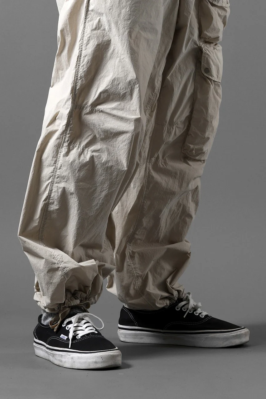 Ten c CARGO TROUSERS / GARMENT DYED LIGHT NYLON TACTEL MID LAYER (BEIGE) - Image 31
