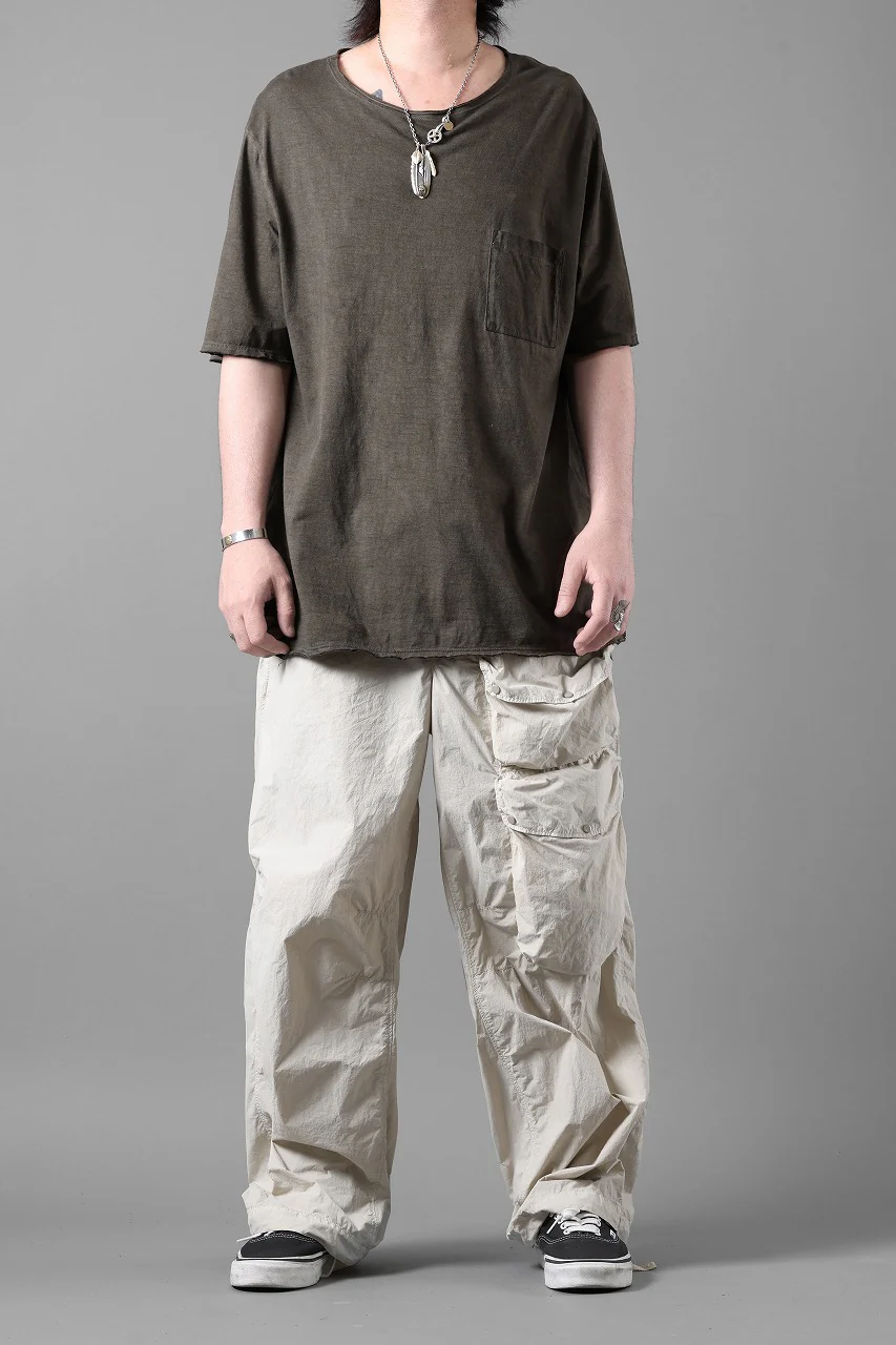Ten c CARGO TROUSERS / GARMENT DYED LIGHT NYLON TACTEL MID LAYER (BEIGE) - Image 34