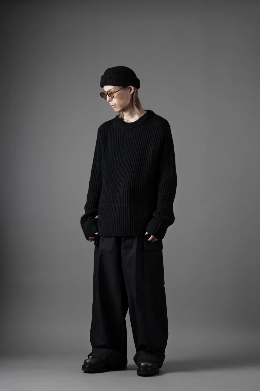 Ten c CARGO TROUSERS / PIECE DYED CONYPE MICRO-FIBER (BLACK) - Image 20