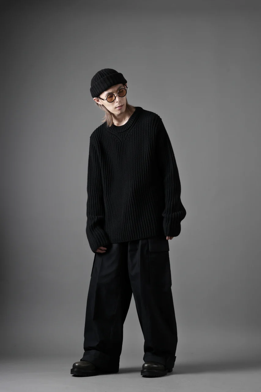 Ten c CARGO TROUSERS / PIECE DYED CONYPE MICRO-FIBER (BLACK) - Image 21
