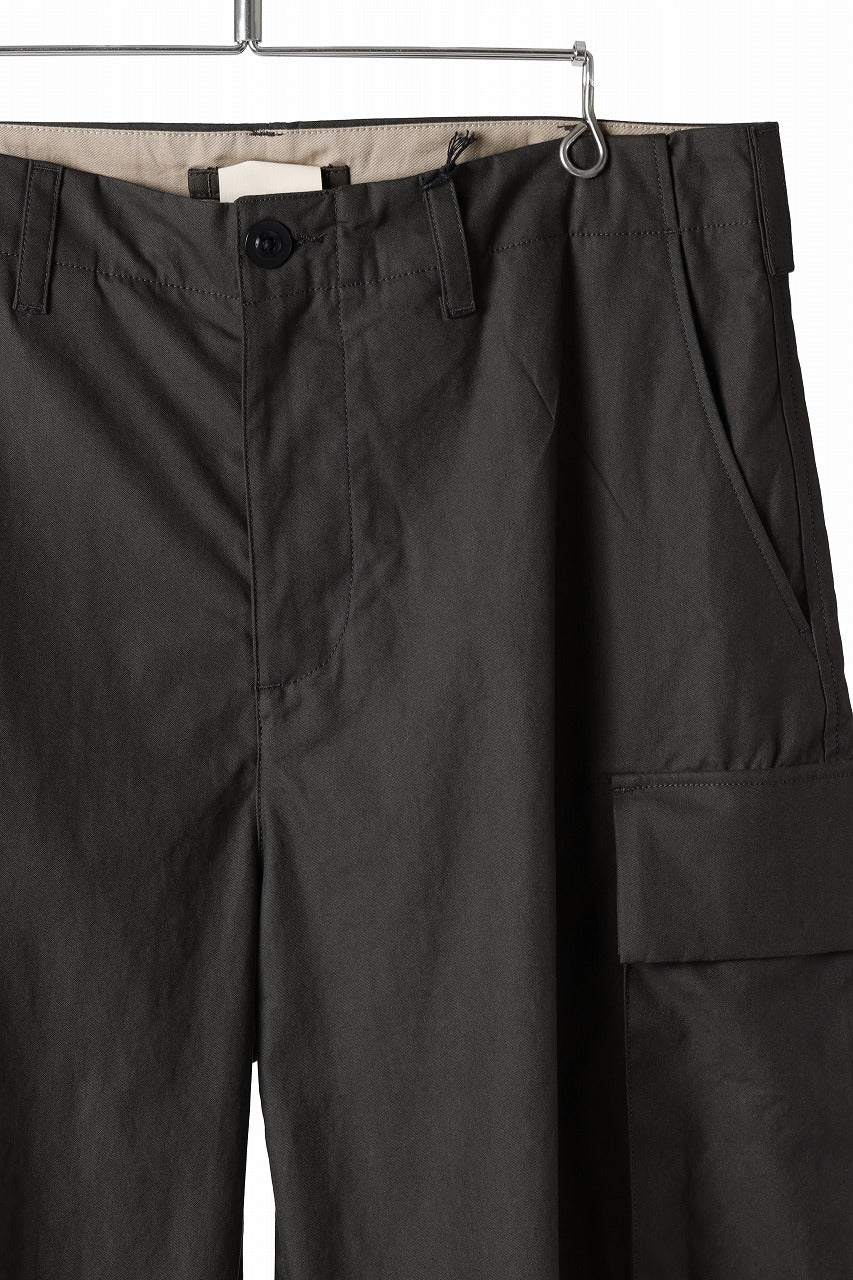 Ten c CARGO TROUSERS / PIECE DYED CONYPE MICRO-FIBER (DARK OLIVE) - Image 7