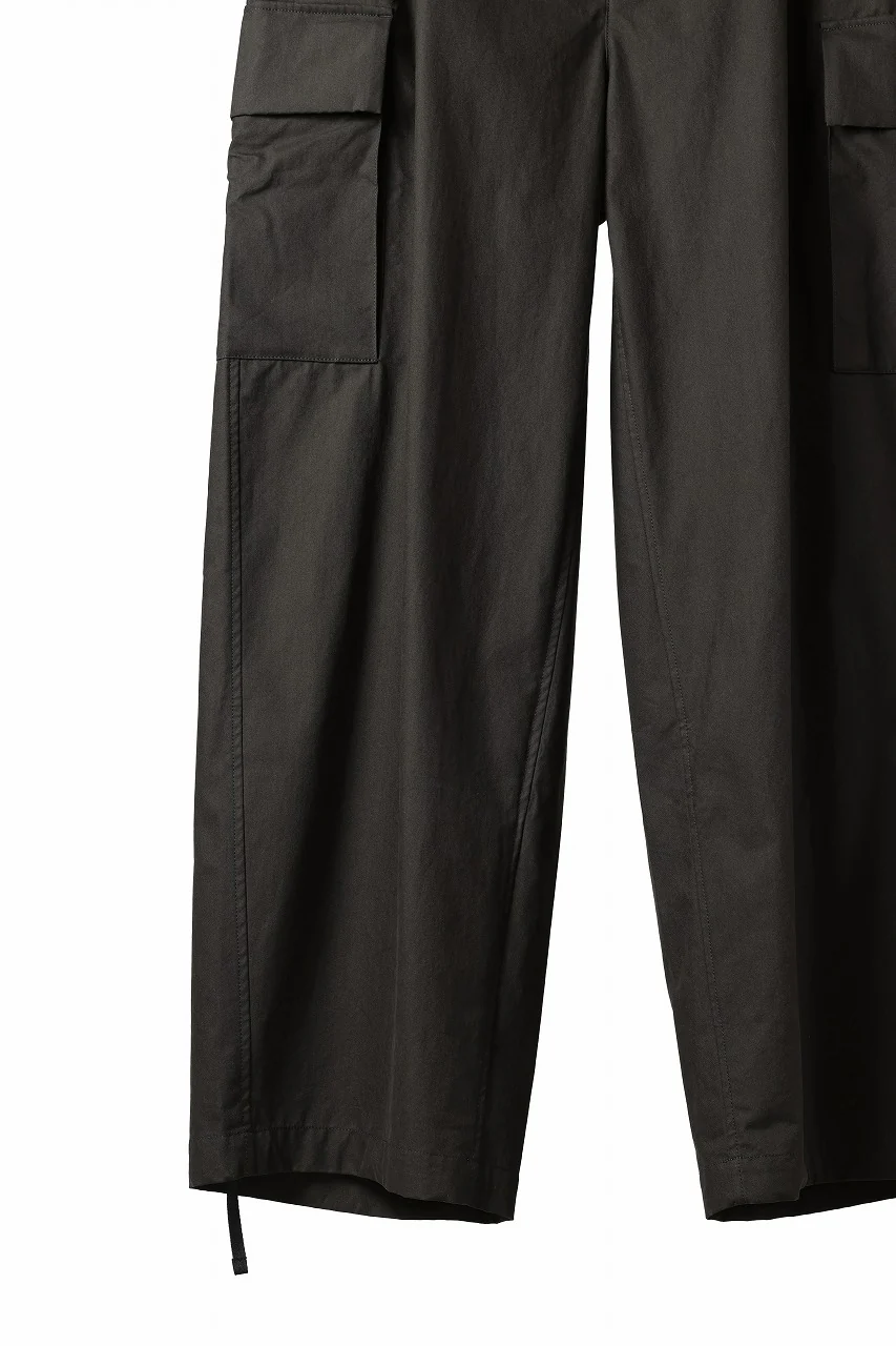 Ten c CARGO TROUSERS / PIECE DYED CONYPE MICRO-FIBER (DARK OLIVE) - Image 8