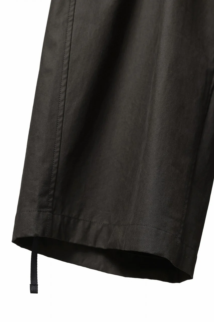 Ten c CARGO TROUSERS / PIECE DYED CONYPE MICRO-FIBER (DARK OLIVE) - Image 9