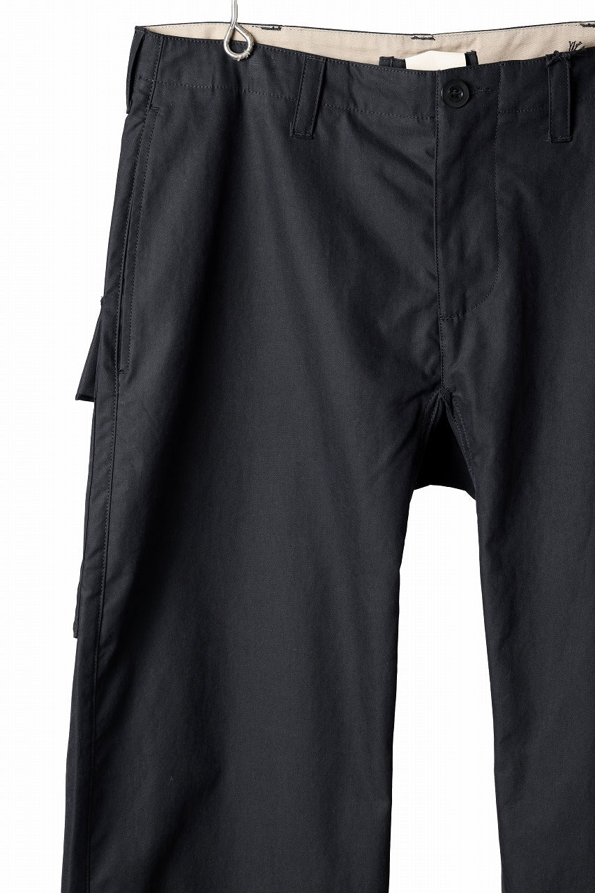 Ten c CHINO TROUSERS / PIECE DYED CONYPE MICRO-FIBER (BLACK) - Image 4