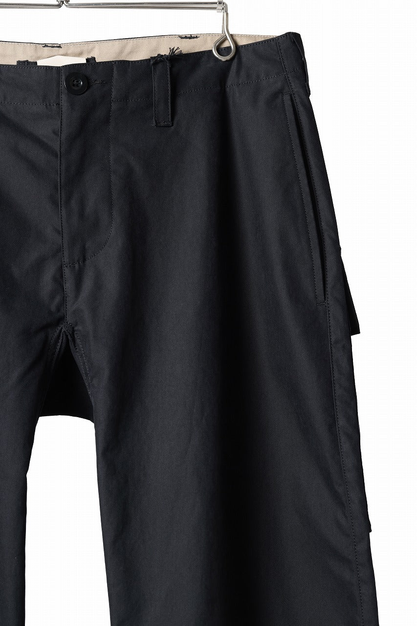 Ten c CHINO TROUSERS / PIECE DYED CONYPE MICRO-FIBER (BLACK) - Image 5