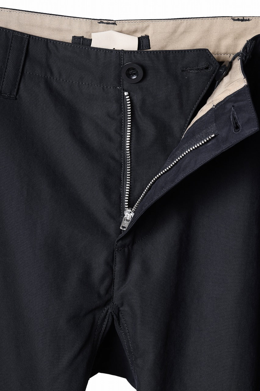 Ten c CHINO TROUSERS / PIECE DYED CONYPE MICRO-FIBER (BLACK) - Image 9