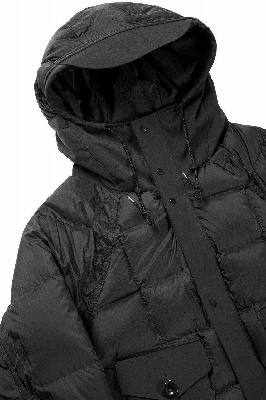 Ten c CHINOOK COMBO DOWN JACKET (NERO) - Image 10