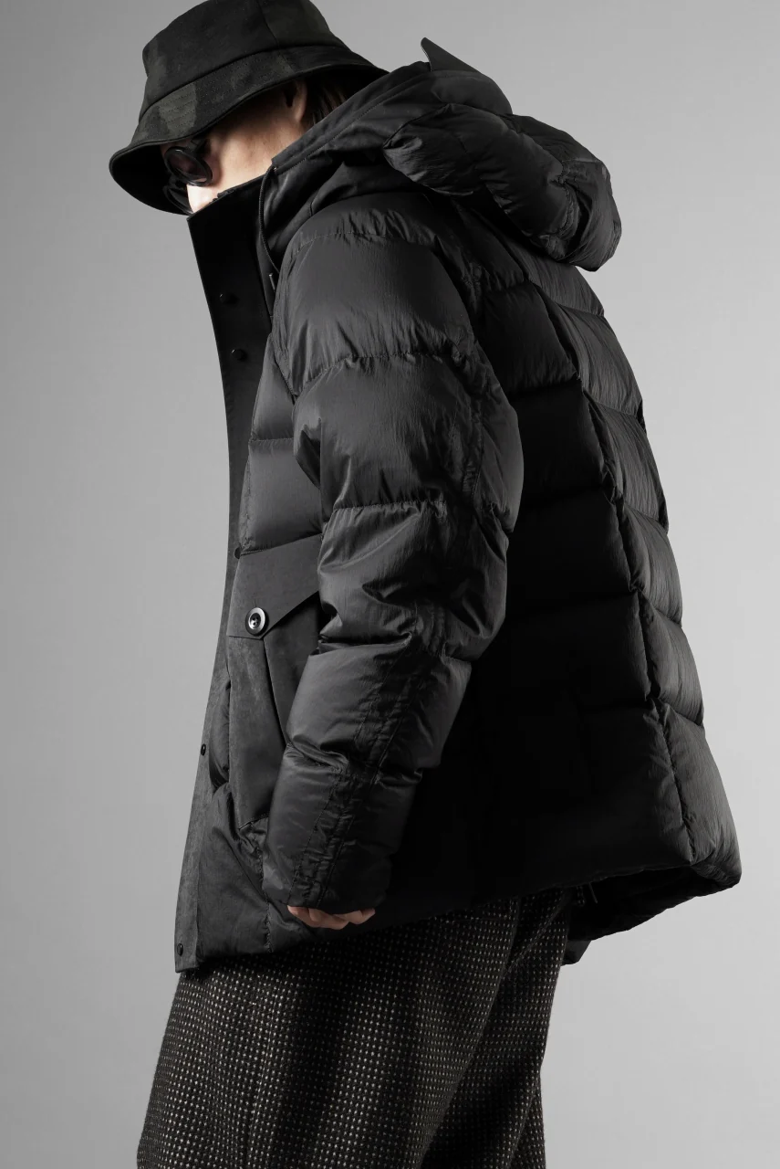 Ten c CHINOOK COMBO DOWN JACKET (NERO) - Image 17