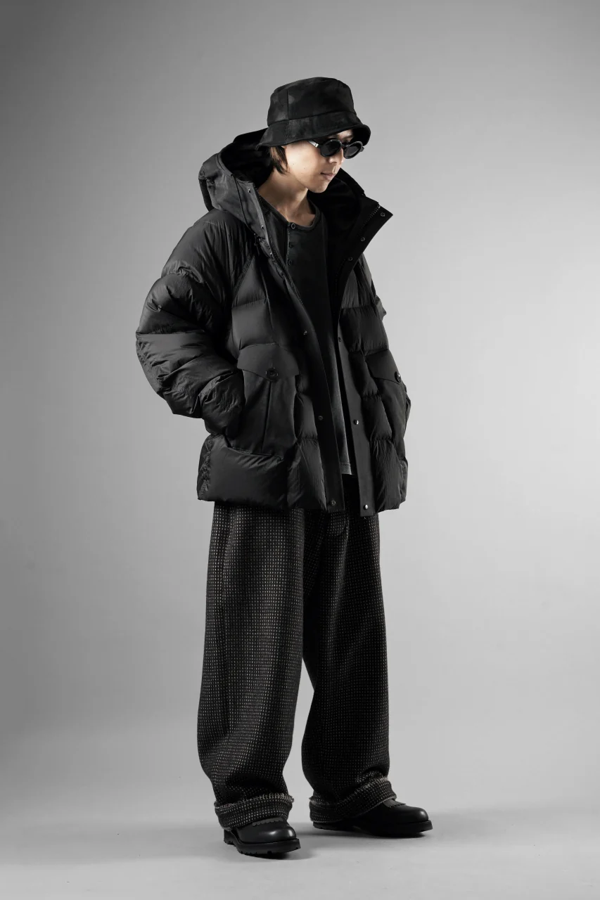 Ten c CHINOOK COMBO DOWN JACKET (NERO) - Image 24