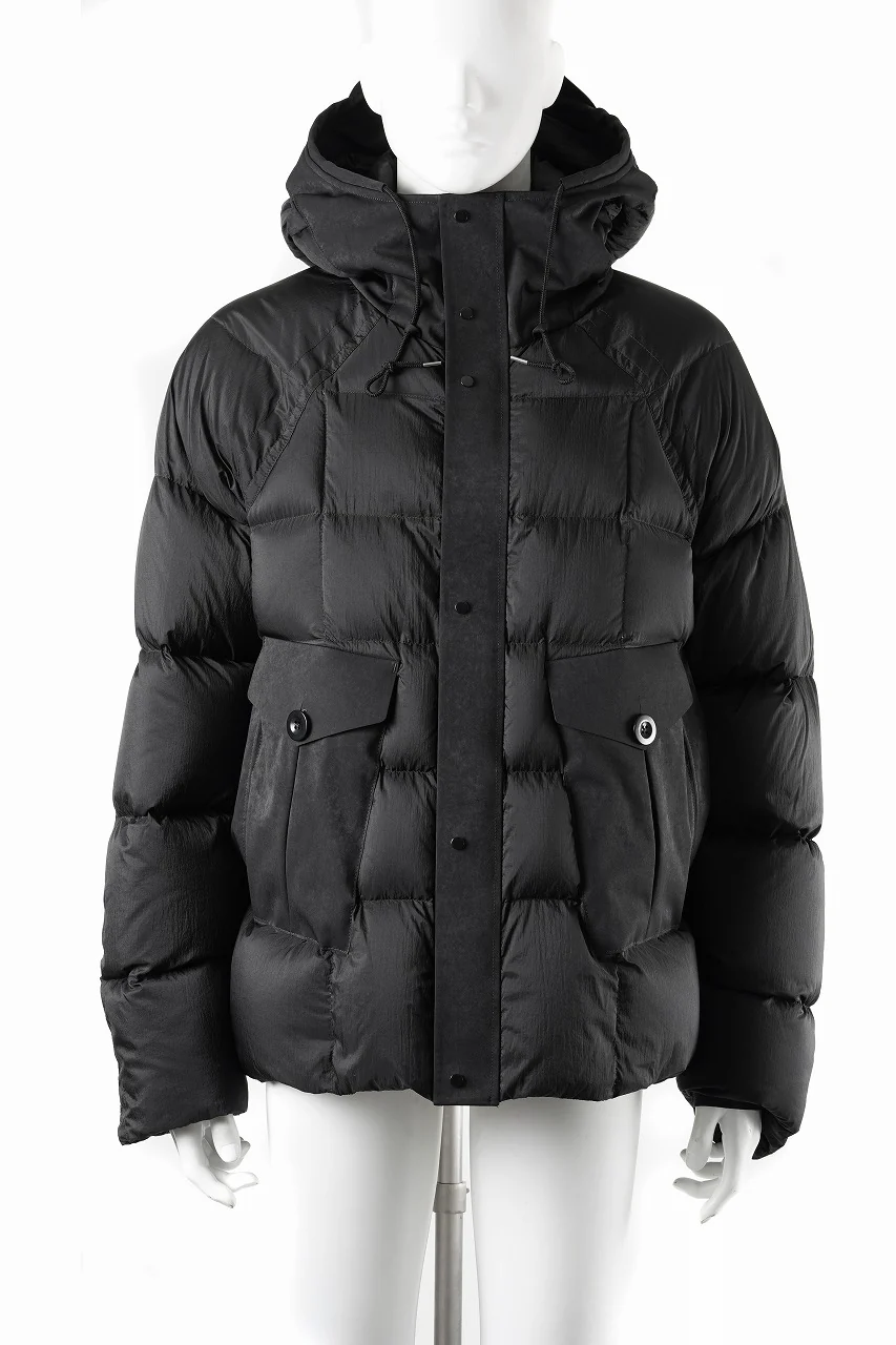 Ten c CHINOOK COMBO DOWN JACKET (NERO) - Image 4