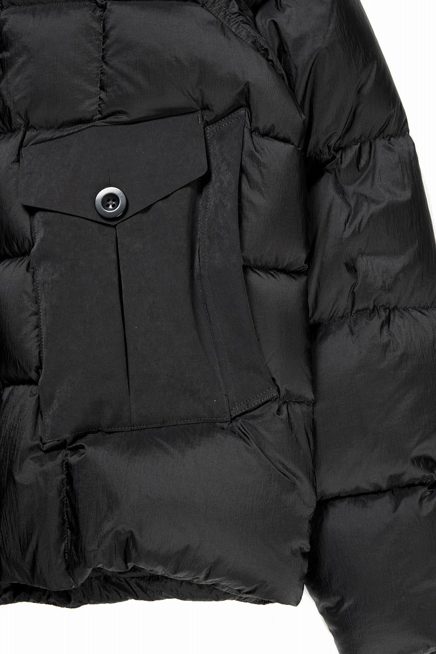 Ten c CHINOOK COMBO DOWN JACKET (NERO) - Image 9