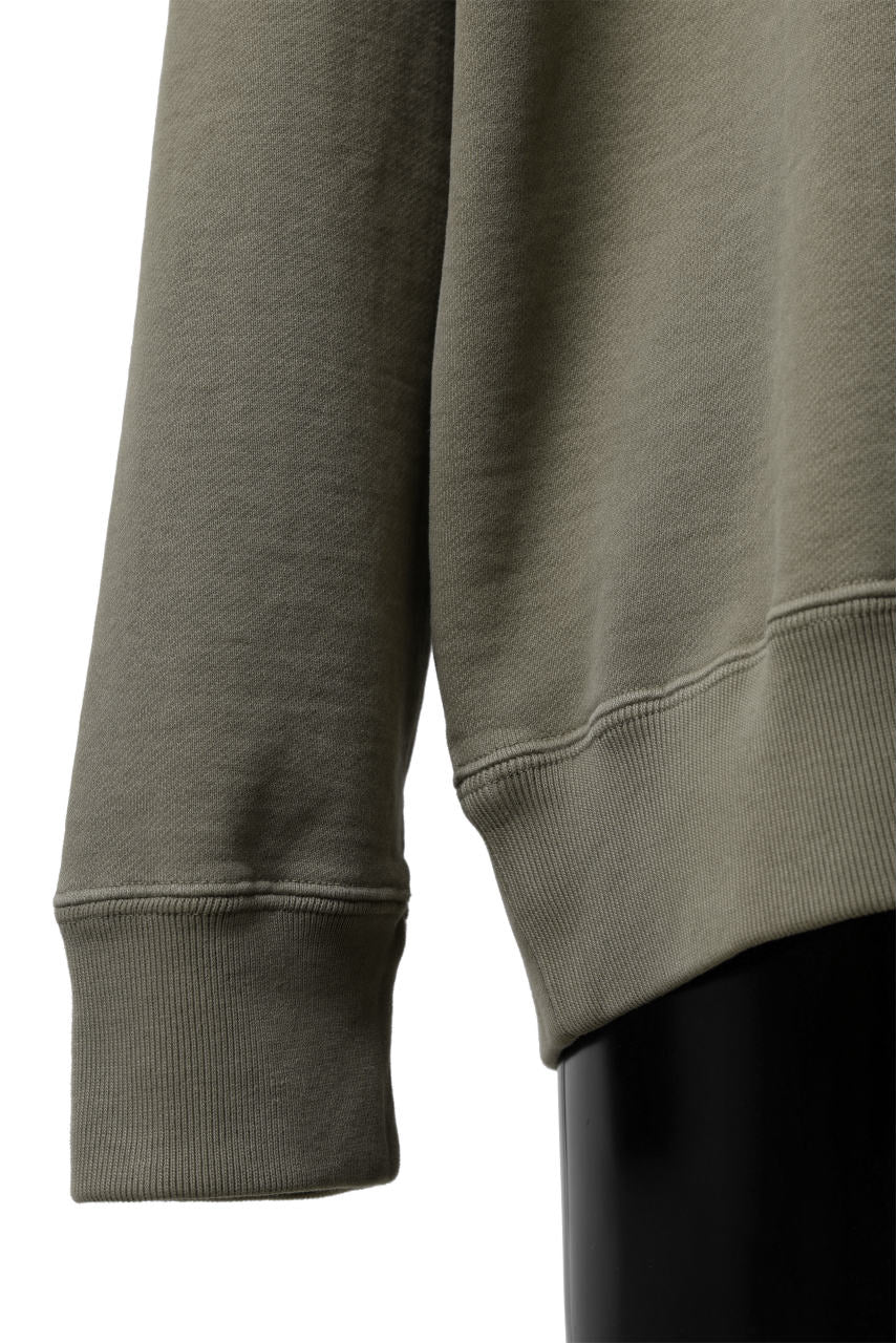 Ten c COTTON JERSEY SWEAT SHIRT / GARMENT DYED (ASH GRAY) - Image 14
