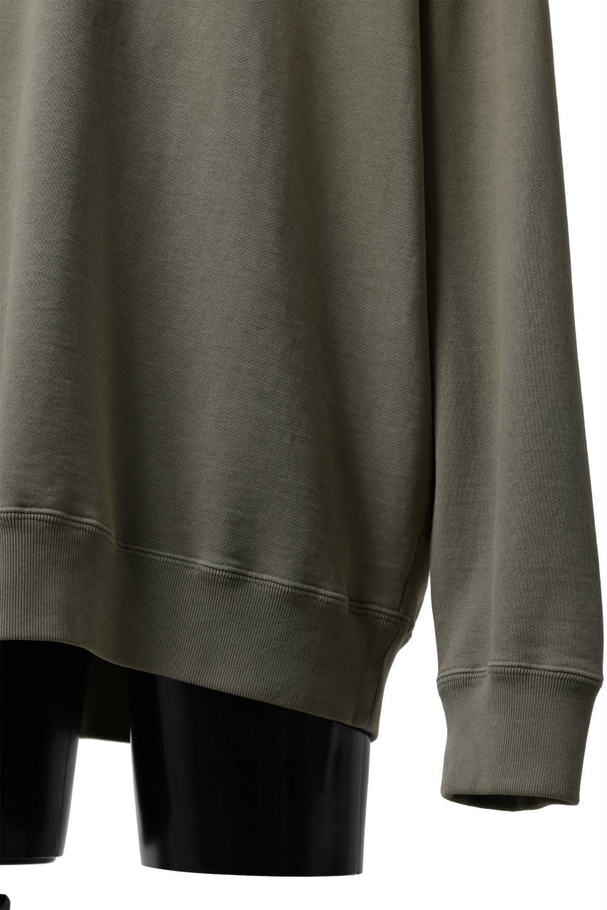Ten c COTTON JERSEY SWEAT SHIRT / GARMENT DYED (ASH GRAY) - Image 16