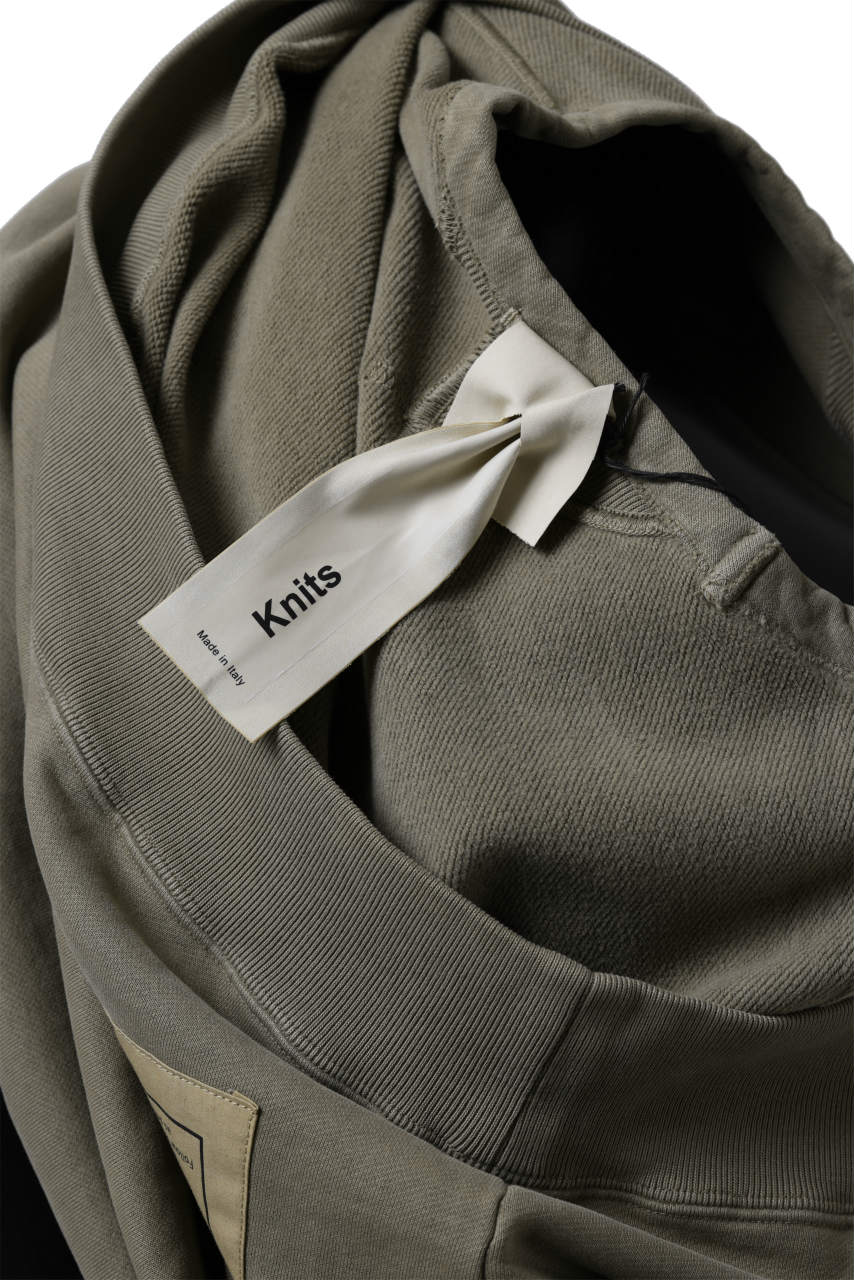 Ten c COTTON JERSEY SWEAT SHIRT / GARMENT DYED (ASH GRAY) - Image 21