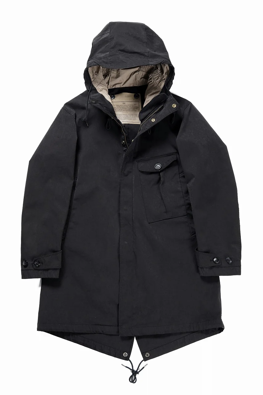 Ten c CYCLONE PARKA / GARMENT DYED OJJ (NERO) - Image 15