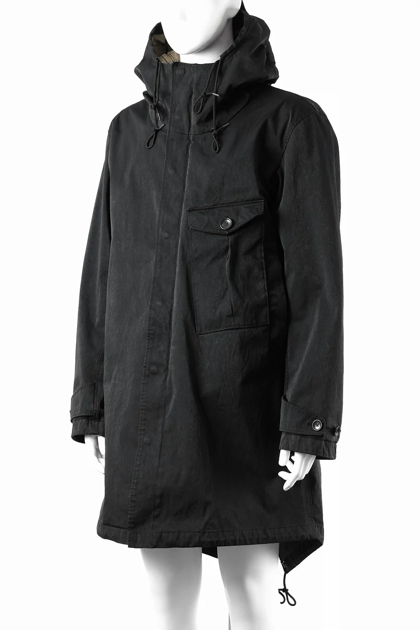 Ten c CYCLONE PARKA / GARMENT DYED OJJ (NERO) - Image 2