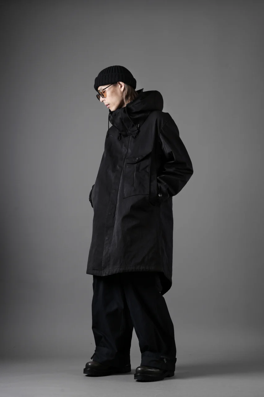 Ten c CYCLONE PARKA / GARMENT DYED OJJ (BLACK) - Image 36