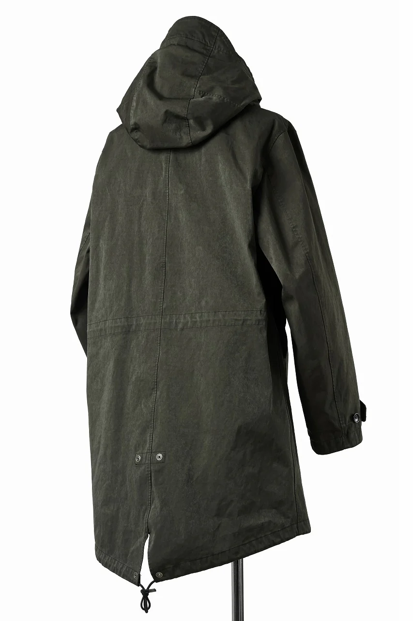 Ten c CYCLONE PARKA / GARMENT DYED OJJ (DARK GREEN) - Image 10