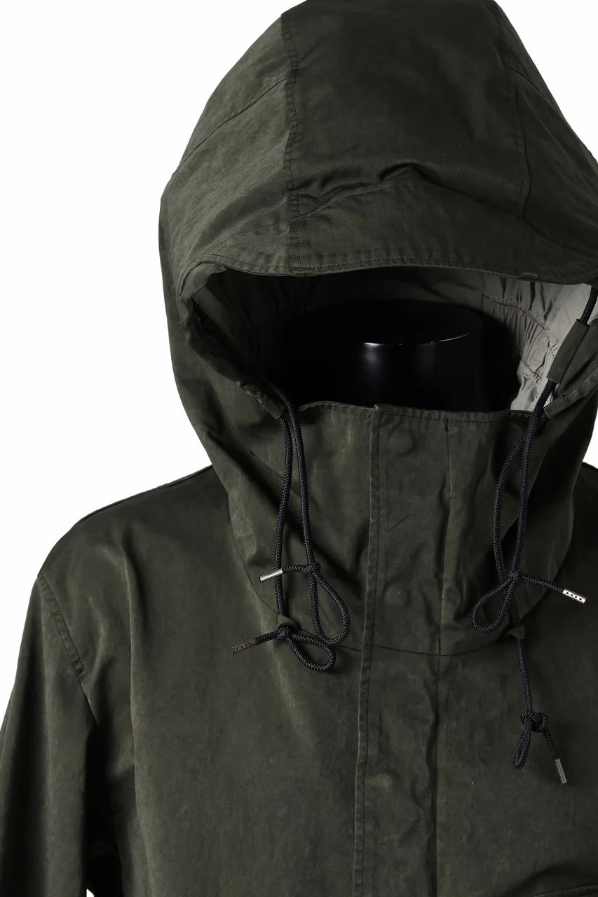 Ten c CYCLONE PARKA / GARMENT DYED OJJ (DARK GREEN) - Image 12
