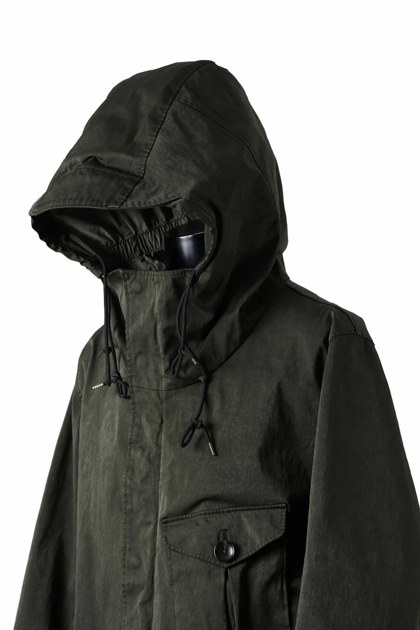 Ten c CYCLONE PARKA / GARMENT DYED OJJ (DARK GREEN) - Image 13