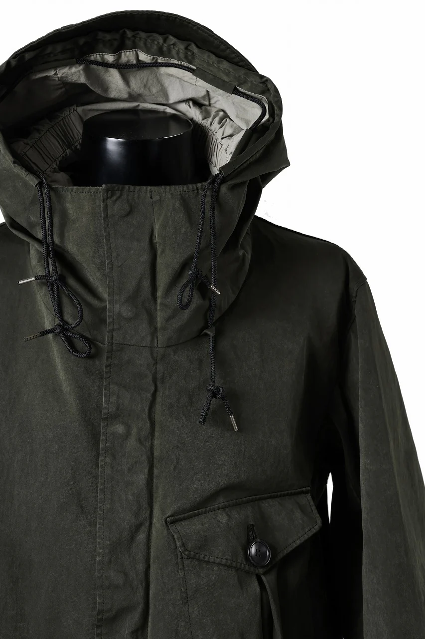 Ten c CYCLONE PARKA / GARMENT DYED OJJ (DARK GREEN) - Image 14