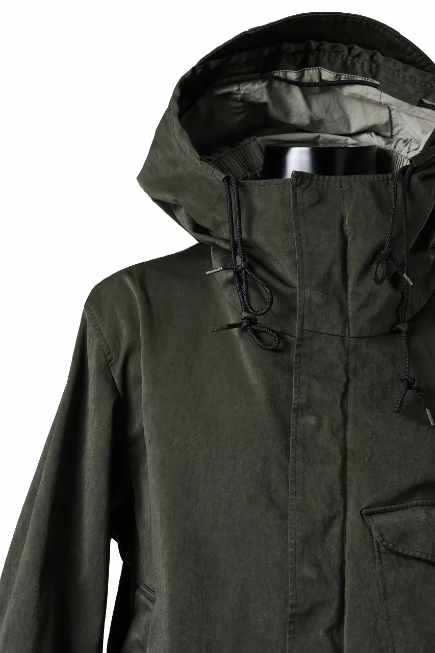 Ten c CYCLONE PARKA / GARMENT DYED OJJ (DARK GREEN) - Image 15