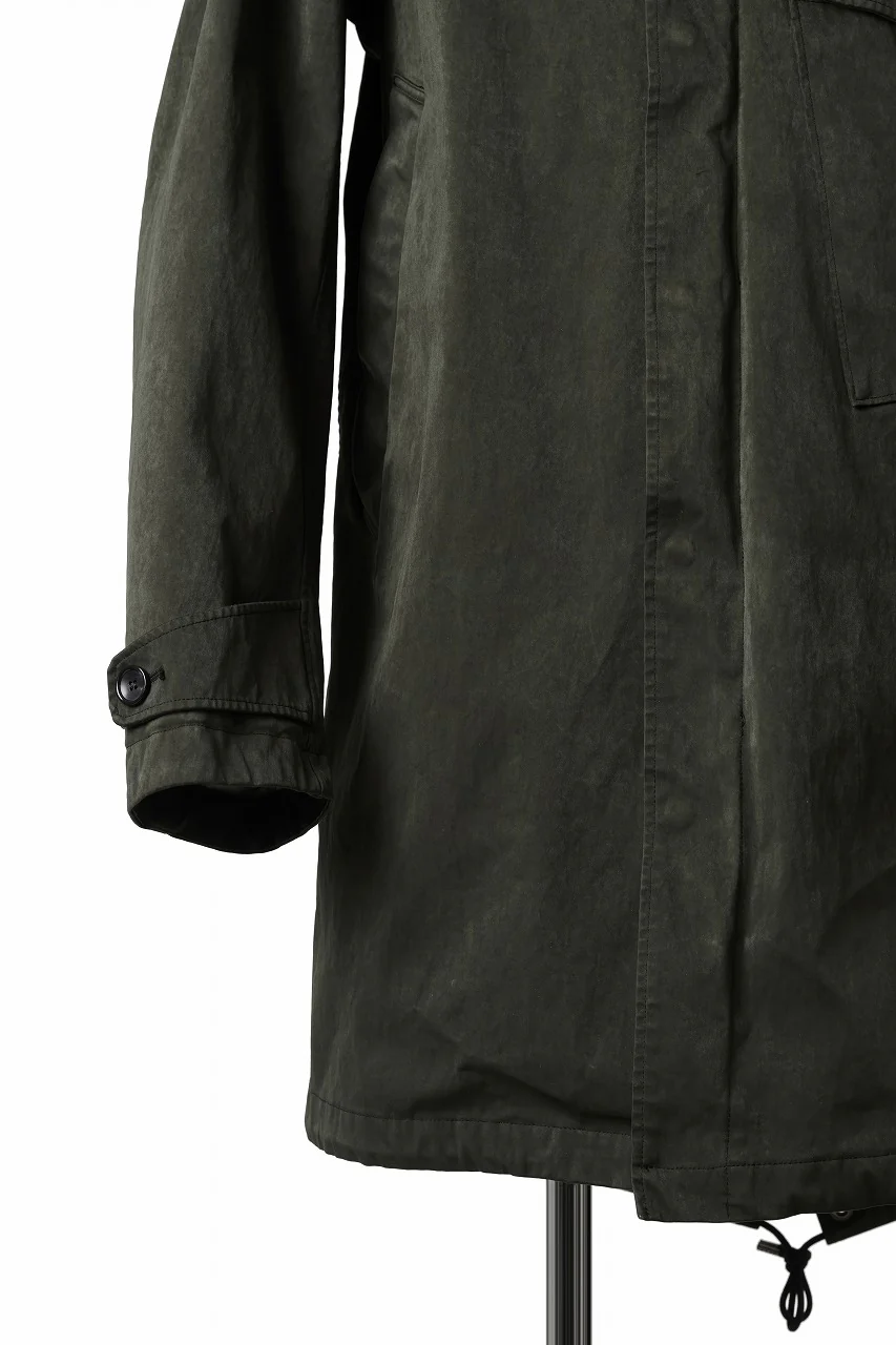 Ten c CYCLONE PARKA / GARMENT DYED OJJ (DARK GREEN) - Image 16