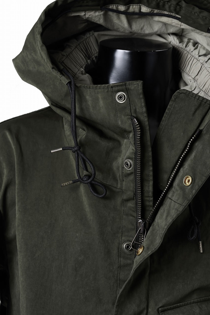 Ten c CYCLONE PARKA / GARMENT DYED OJJ (DARK GREEN) - Image 19