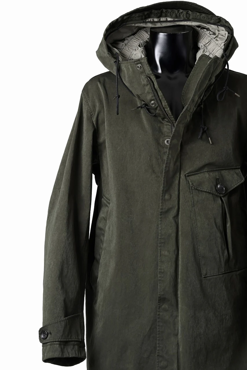 Ten c CYCLONE PARKA / GARMENT DYED OJJ (DARK GREEN) - Image 20