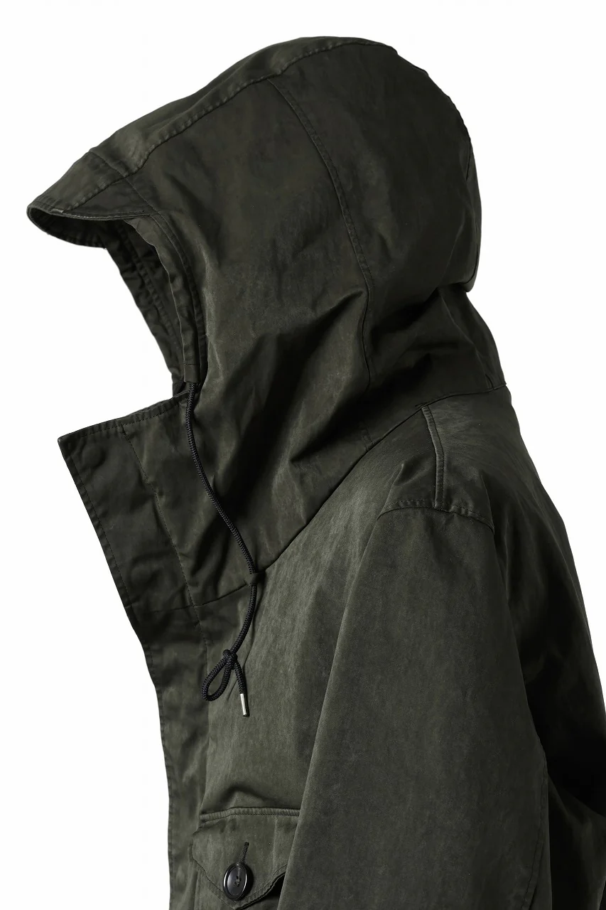Ten c CYCLONE PARKA / GARMENT DYED OJJ (DARK GREEN) - Image 21