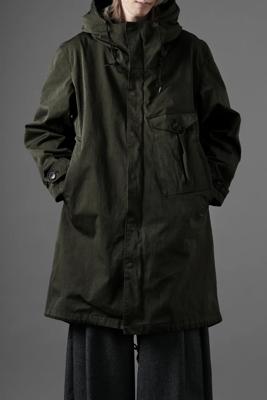 Ten c CYCLONE PARKA / GARMENT DYED OJJ (DARK GREEN) - Image 27