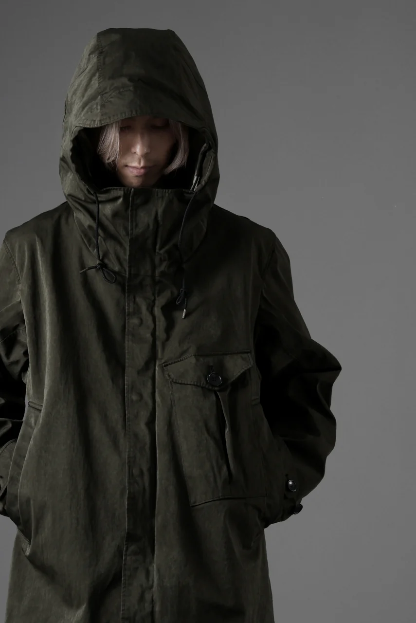 Ten c CYCLONE PARKA / GARMENT DYED OJJ (DARK GREEN) - Image 28