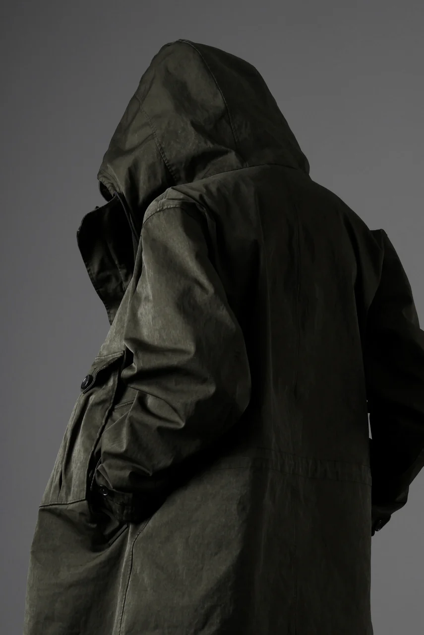 Ten c CYCLONE PARKA / GARMENT DYED OJJ (DARK GREEN) - Image 30