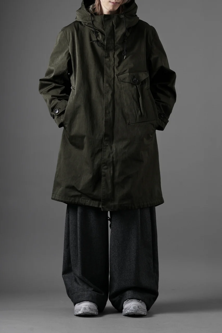 Ten c CYCLONE PARKA / GARMENT DYED OJJ (DARK GREEN) - Image 31