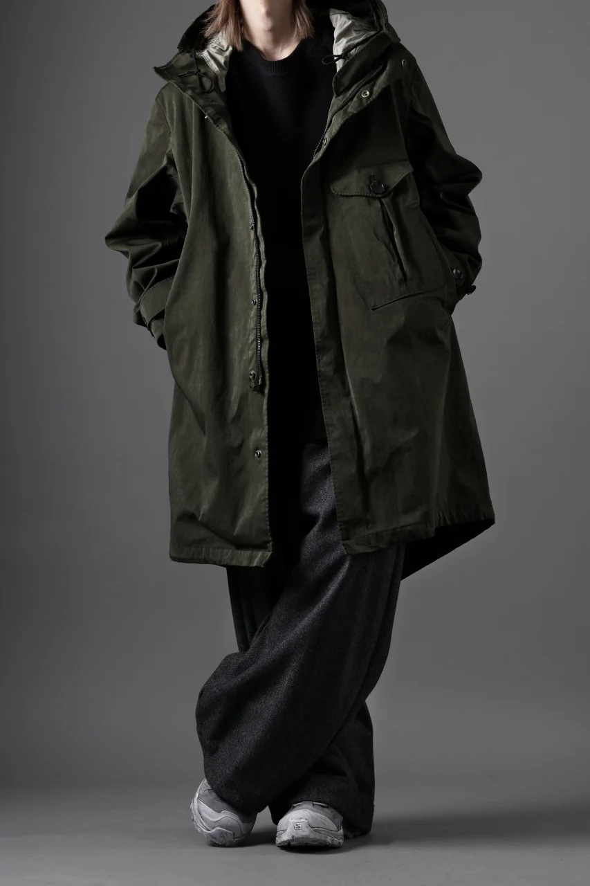 Ten c CYCLONE PARKA / GARMENT DYED OJJ (DARK GREEN) - Image 32