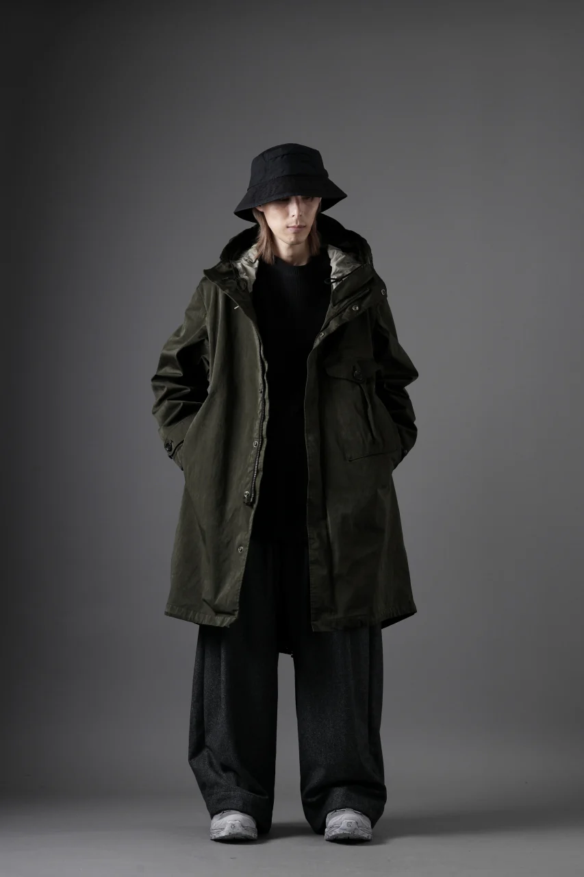 Ten c CYCLONE PARKA / GARMENT DYED OJJ (DARK GREEN) - Image 33