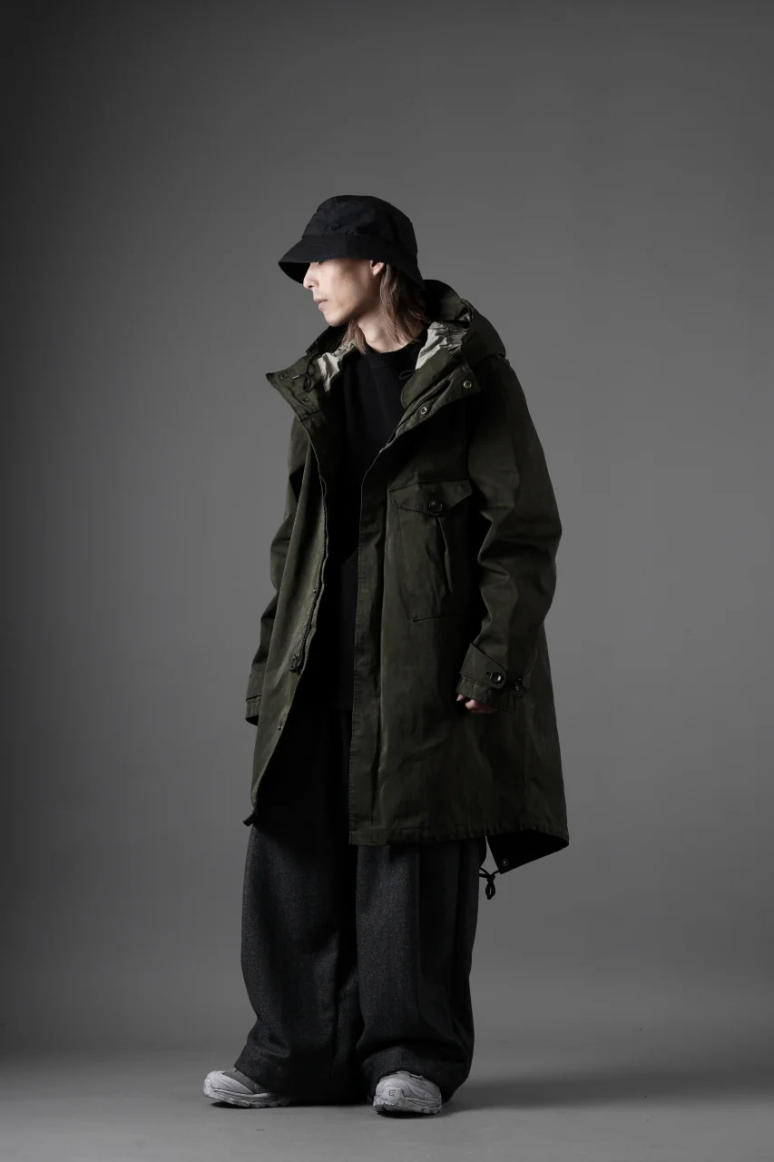 Ten c CYCLONE PARKA / GARMENT DYED OJJ (DARK GREEN) - Image 34