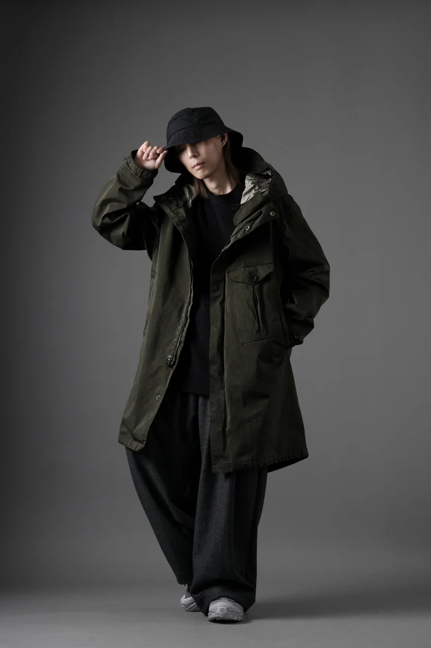Ten c CYCLONE PARKA / GARMENT DYED OJJ (DARK GREEN) - Image 35