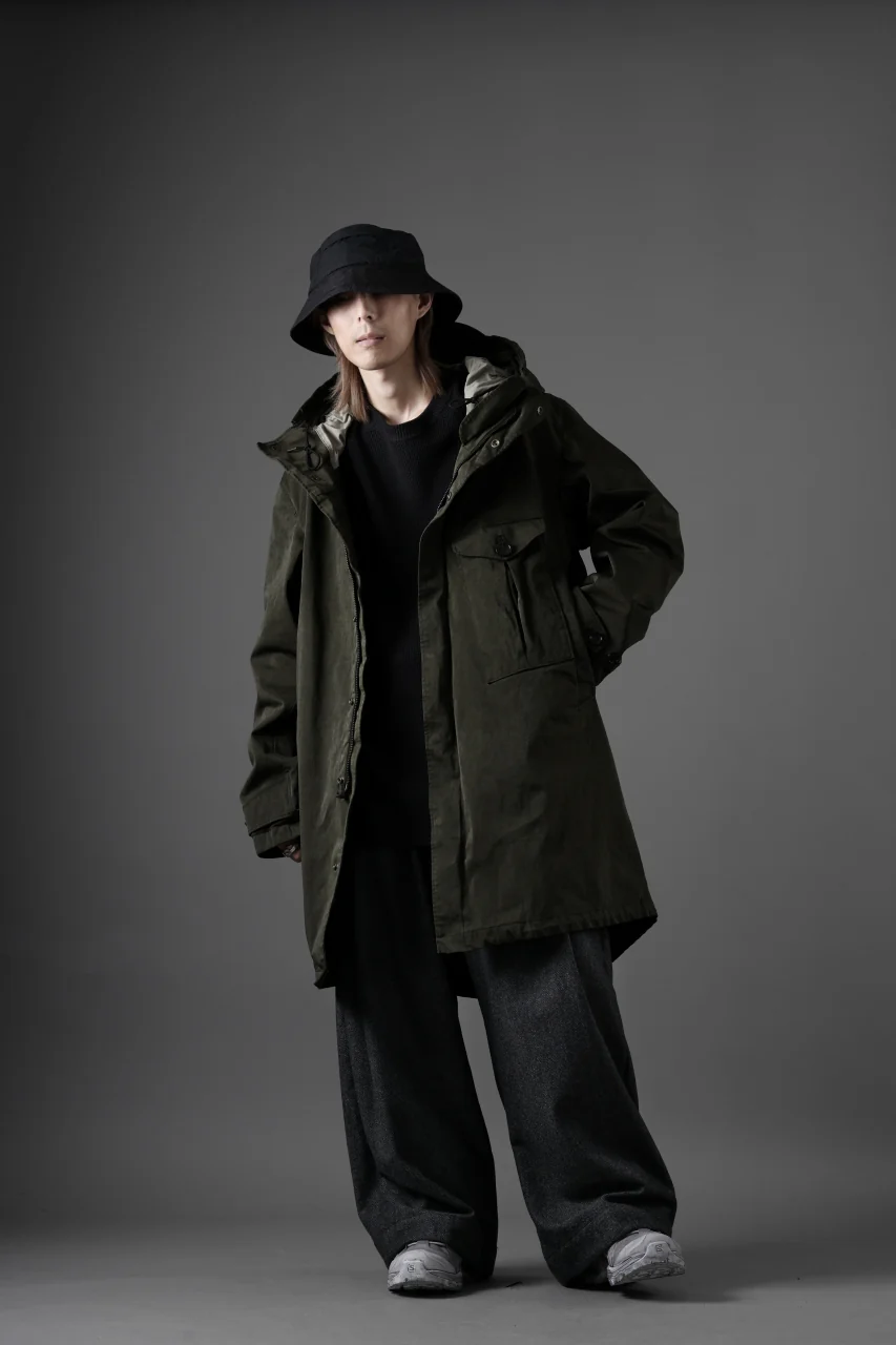 Ten c CYCLONE PARKA / GARMENT DYED OJJ (DARK GREEN) - Image 36