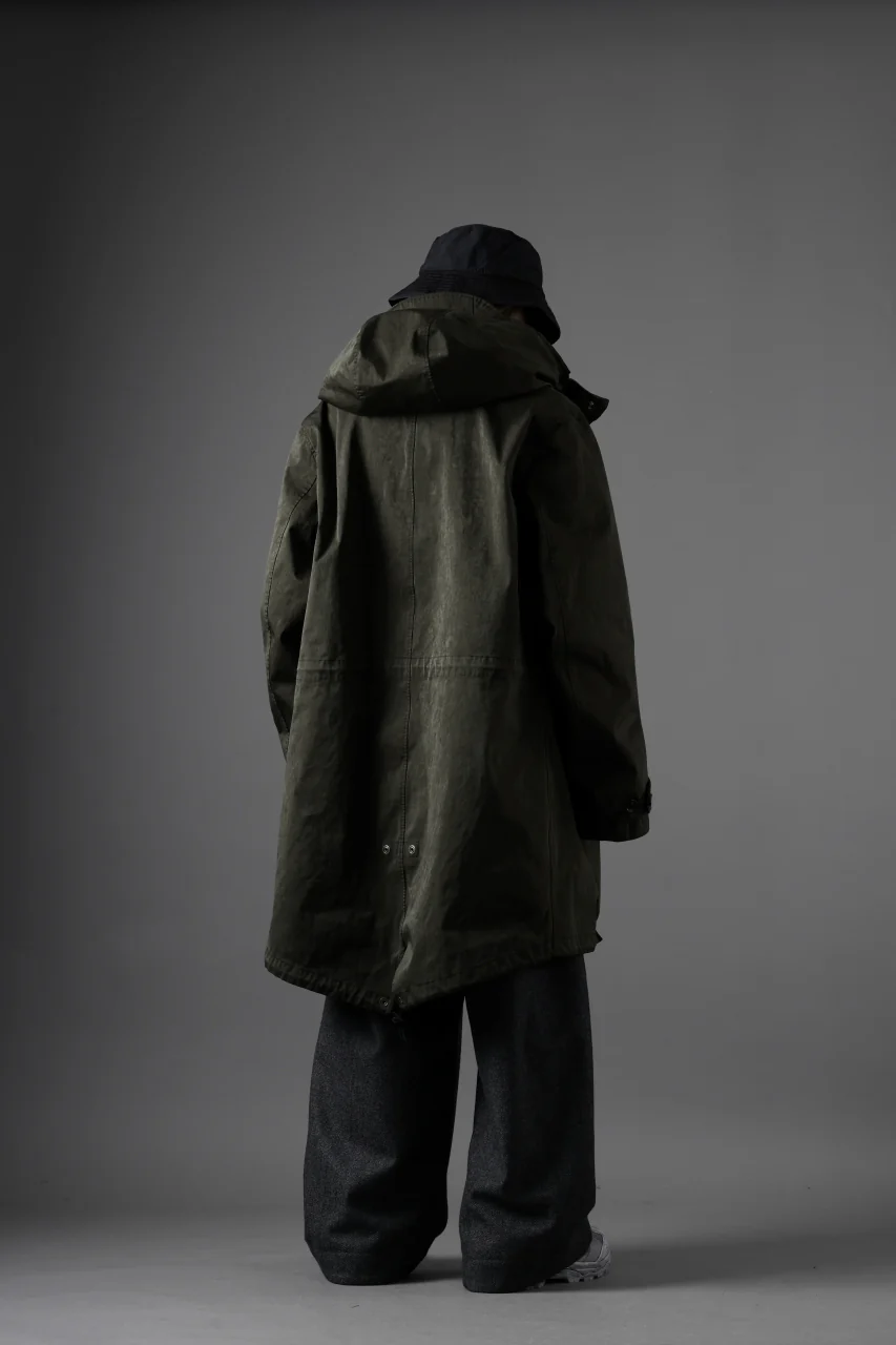 Ten c CYCLONE PARKA / GARMENT DYED OJJ (DARK GREEN) - Image 37