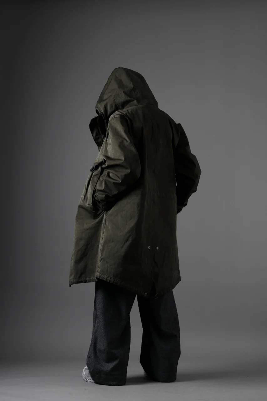 Ten c CYCLONE PARKA / GARMENT DYED OJJ (DARK GREEN) - Image 38