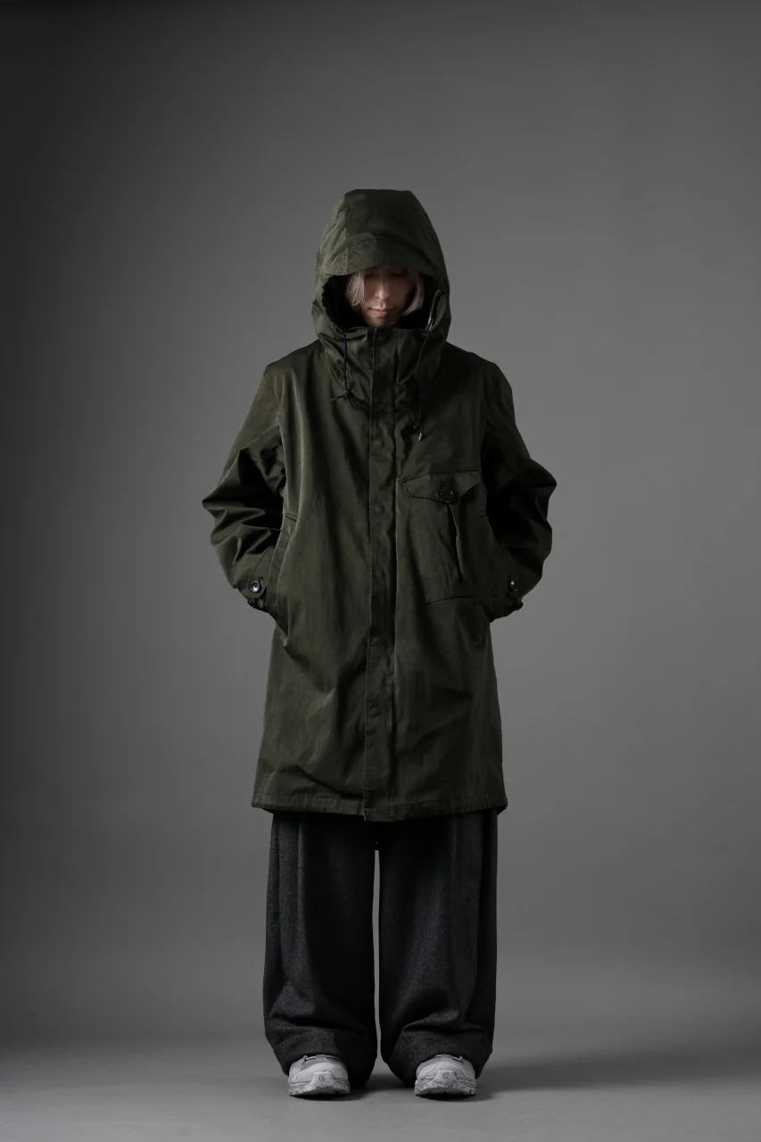 Ten c CYCLONE PARKA / GARMENT DYED OJJ (DARK GREEN) - Image 39