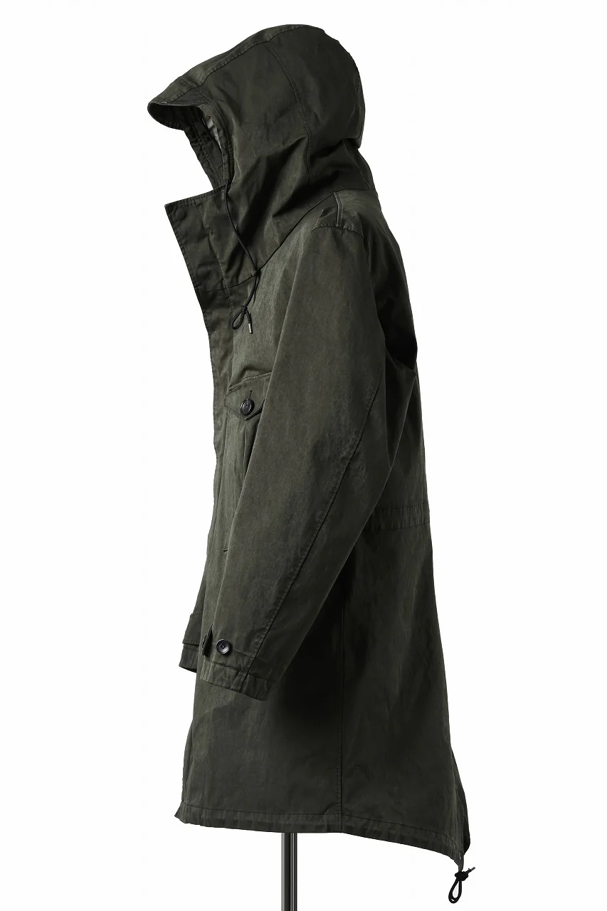 Ten c CYCLONE PARKA / GARMENT DYED OJJ (DARK GREEN) - Image 7
