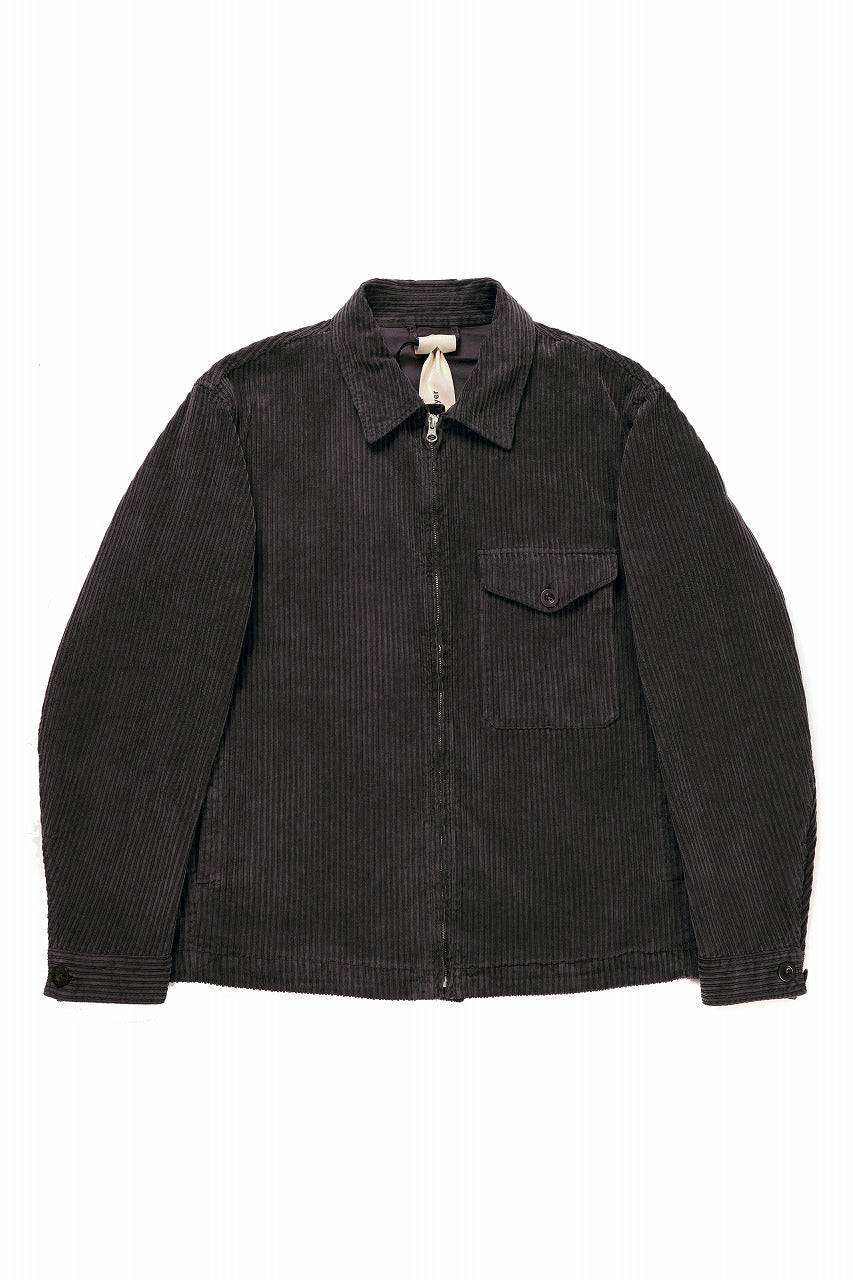 Ten c MID LAYER / GARMENT DYED CORDUROY STRETCH (CAFE TURCO)