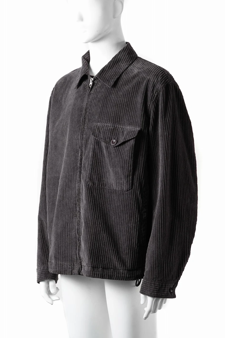 Ten c MID LAYER / GARMENT DYED CORDUROY STRETCH (CAFE TURCO) - Image 3