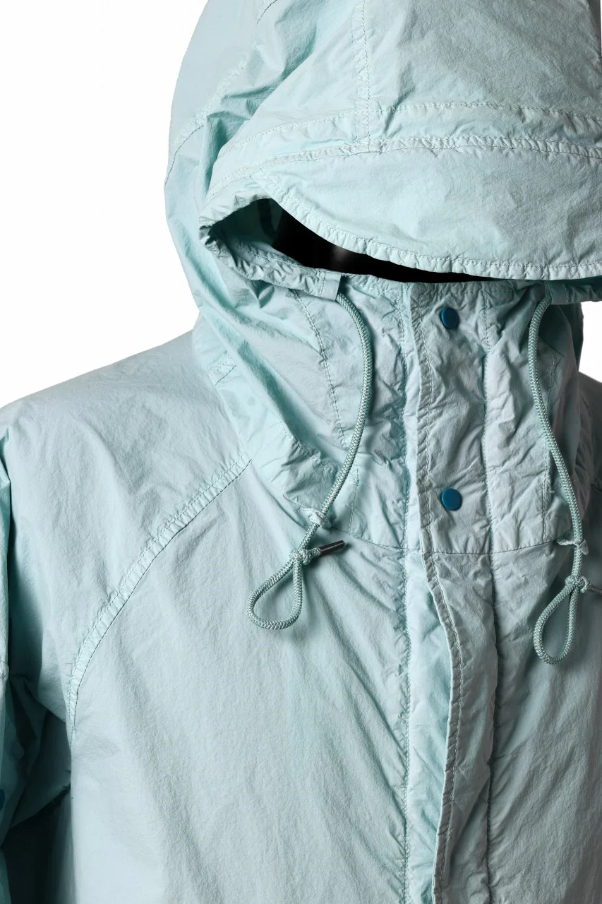 Ten c MID LAYER / GARMENT DYED LIGHT NYLON TACTEL (LIGHT BLUE) - Image 11